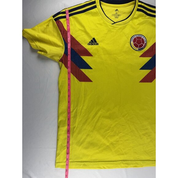 James 10 COLOMBIA 2018 2019 HOME FOOTBALL SHIRT SOCCER JERSEY ADIDAS XL - Picture 5 of 6